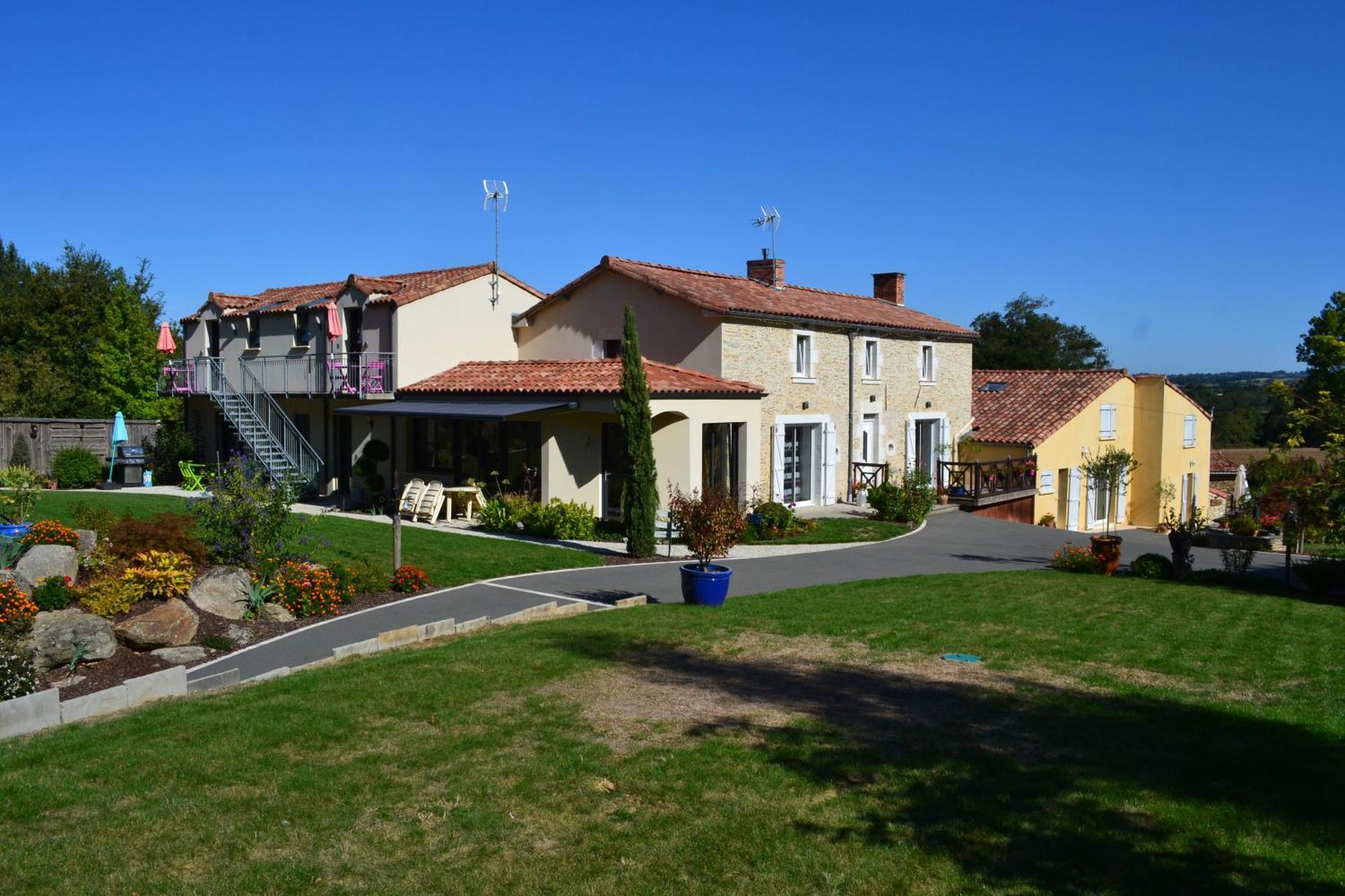 Gites De La Bibudiere Le Boupère Exteriör bild